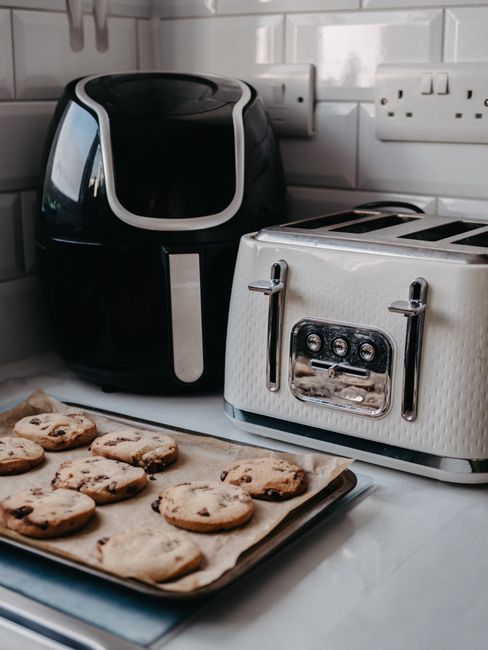 Cookies assados na air fryer Britânia 3,5L