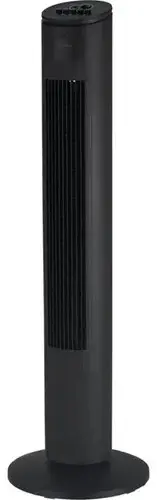 Ventilador De Torre Midea Preto, Programável, Silencioso com ajuste de 3 velocidades