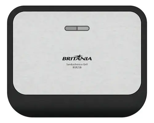 Sanduicheira&nbsp;e&nbsp;Grill&nbsp;britânia&nbsp;BGR25B 2&nbsp;em&nbsp;1&nbsp;750w Preto