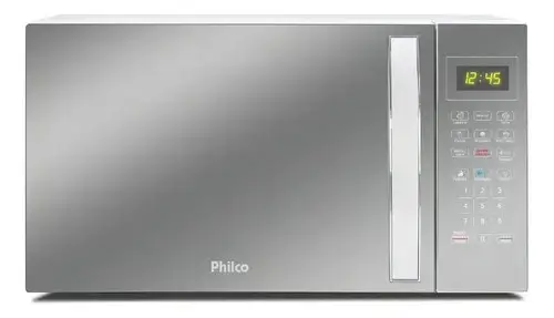 Micro-ondas 33L Philco Espelhado/Branco 1400W 220V PMO38E